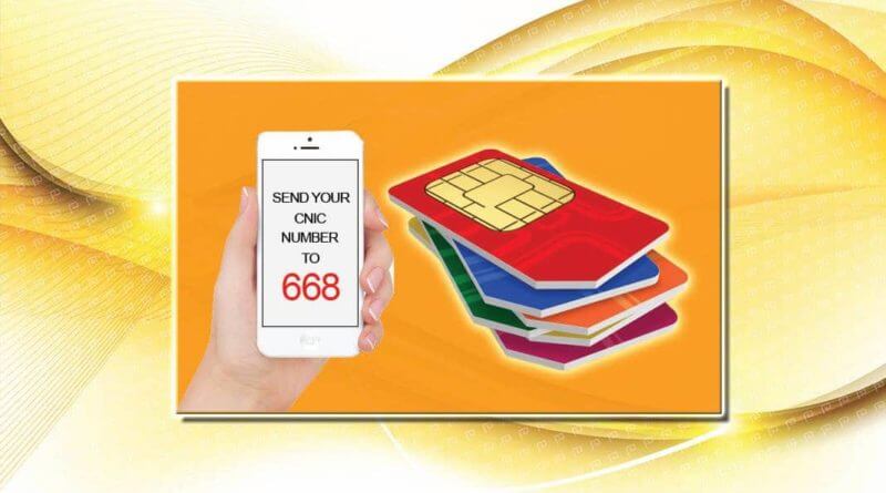 Check Total Number of SIMs Against CNIC