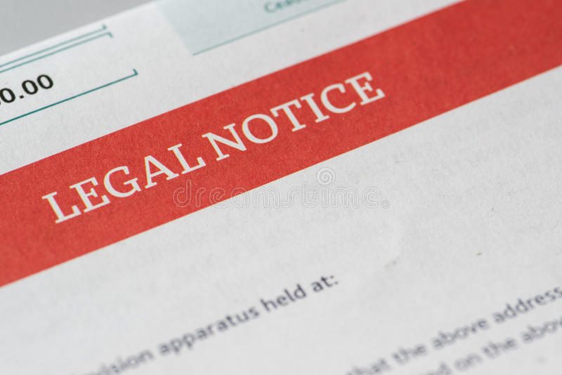 Legal Notice in Family Matter