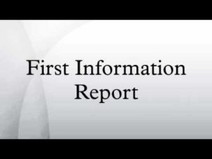 first information report